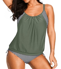 blouson bathing suit tankini