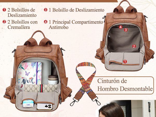 Bolso Mochila Mujer