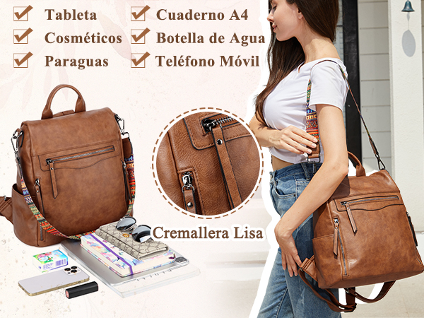 Bolso Mochila Mujer