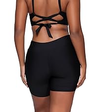 Bayside Bike Short in Black.