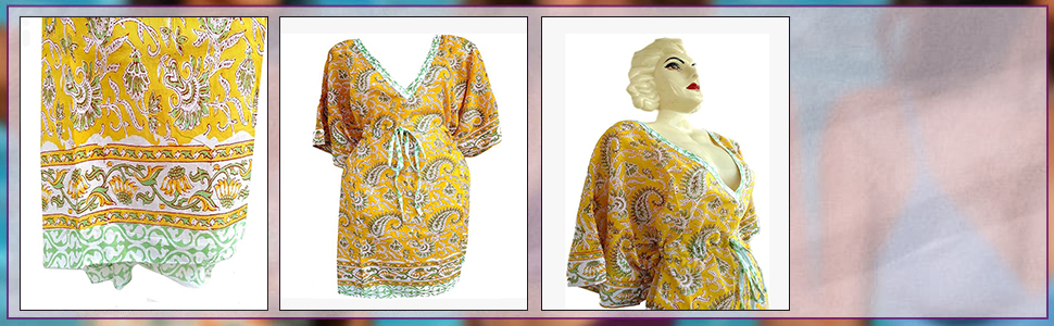 Hand Block Kaftan