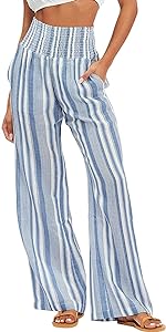 stripe lounge pant beach