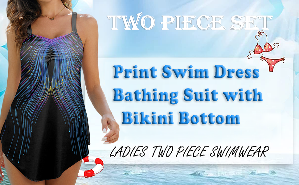 Two piece swimsuit set