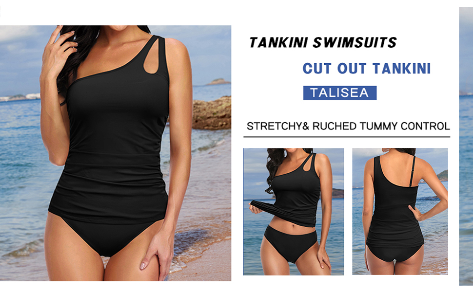 one shoulder tankini swimsuit cut out tankini bathing suit one shoulder swimsuit