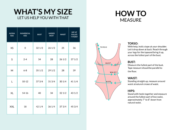 numerical updates size chart mobile