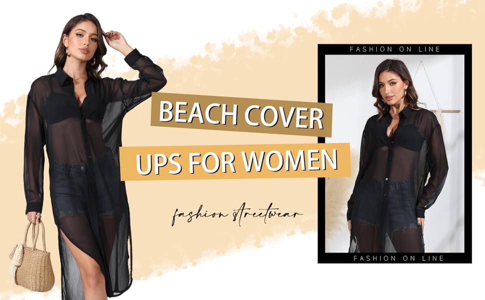 beach cover ups for women