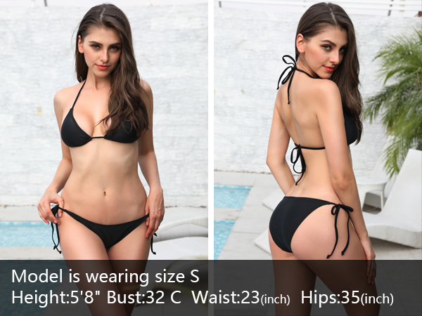 Triangle Swimsuit String Tie Sides Bikini Bottom-03