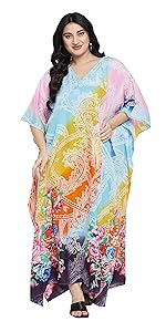 Paisley Print kaftan for womwn