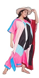 Geometic  Kaftan for women