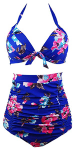 Retro High Waist Carnival Swimsuit