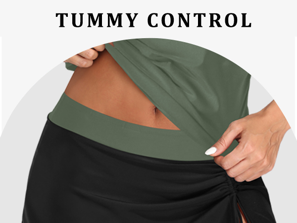 Tummy control swimsuit