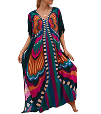 Butterfly Print Caftans