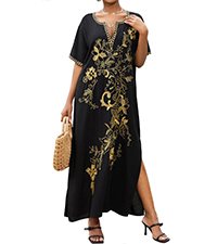 side split caftan