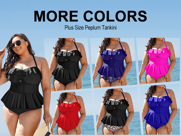 plus size 2 piece bathing suits for women