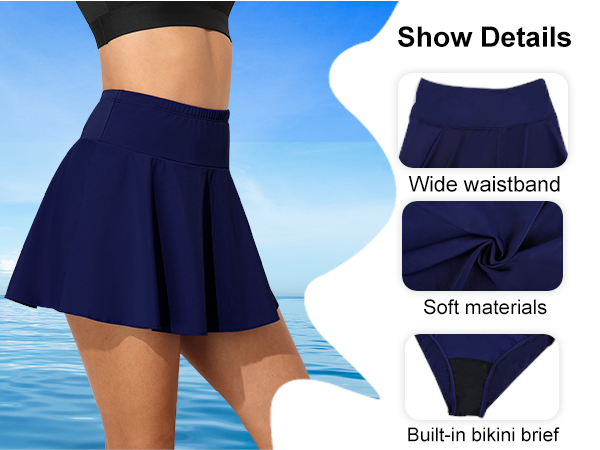 tummy control swim bottom