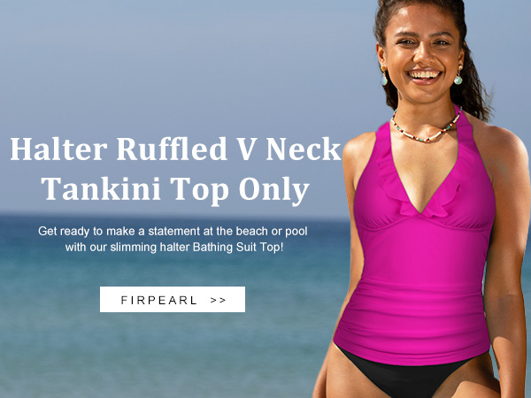 halter tankini top