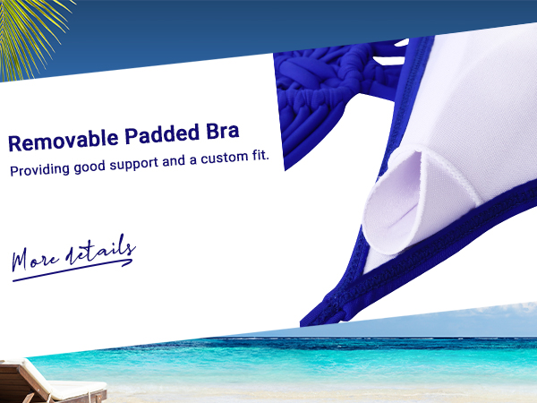 removable padded bra