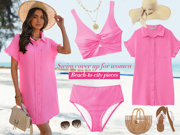 pink coverups