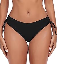 bottoms with side ties adjustable bathing suit bottoms