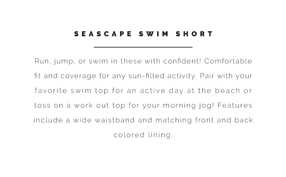 Sunsets Seascape Swim Short information and style description.