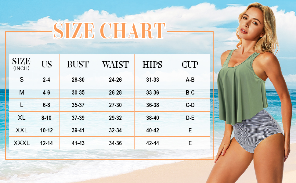 High waisted ruched bikini tummy control swimsuit