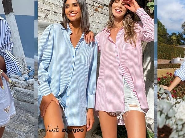 Cotton Linen Shirts Casual Button Down Tunics Tops