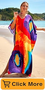 Swimsuit Cover up Kaftan Dresses