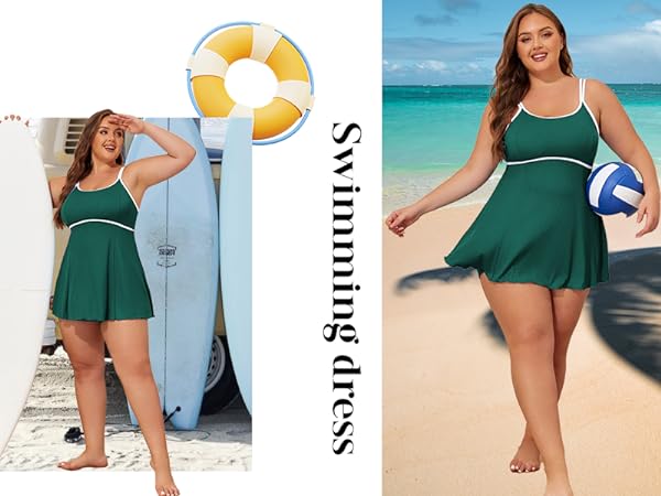 plus size one piece swimsuit