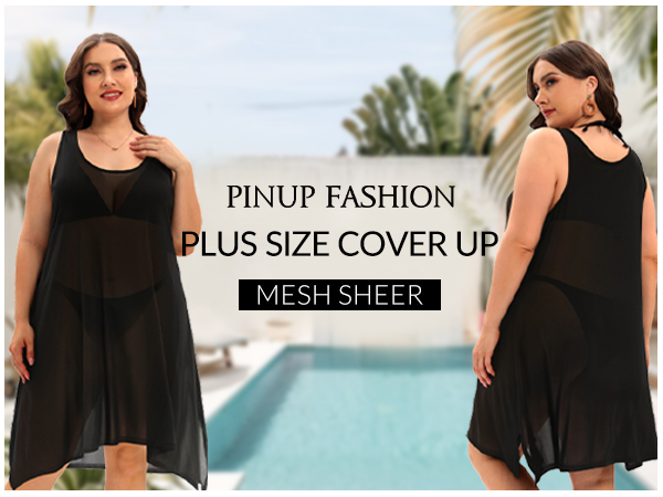 plus size bathing suit coverups for women