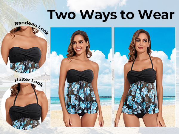 halter tankini top flyaway tankini top bandeau swim top strapless tankini top mesh tankini top 