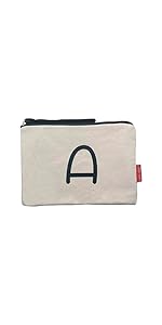 Neceser de tela, bolso de mano, bolso personalizado, cartera, hellobags, bolso con frase