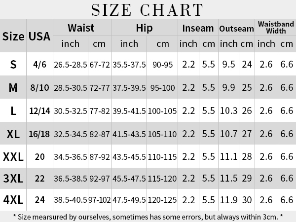 size chart 0410