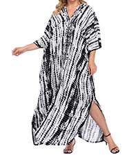 womens long kaftan maxi dress beach cover up