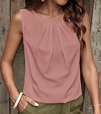 women pleated tops