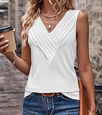 v neck tank tops for women