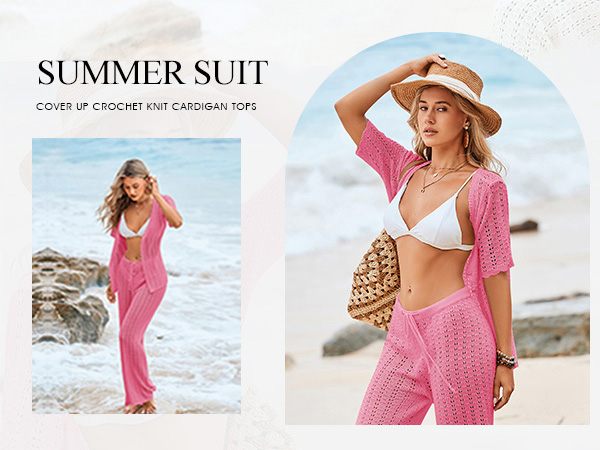 Women''s Summer 2 Piece Swimsuit Cover up