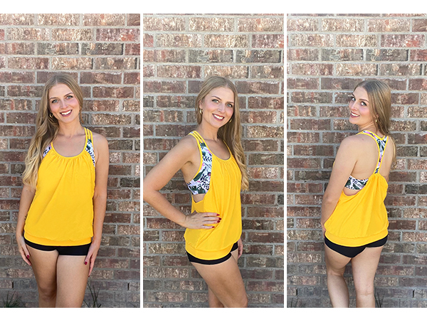 swim tank top tops blouson tankini