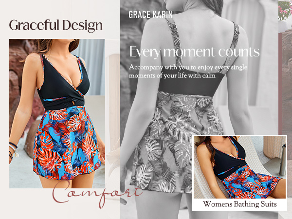 Swimwear with High Waist Brief