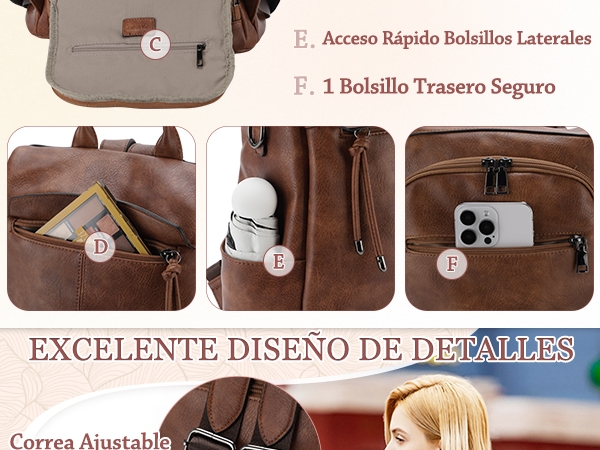 Mochila Antirrobo Mujer