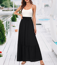 black long skirt