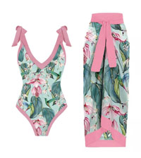 One Piece Swimsuit with Cover Up Sets