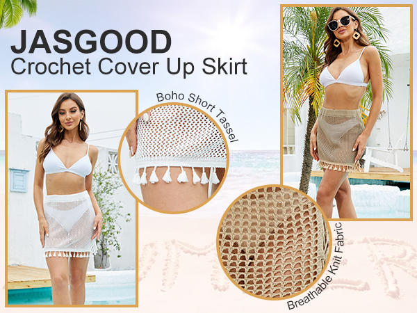 crochet beach skirt cover up