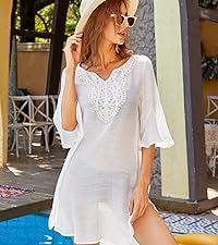 Beach Wear Cover Ups for Women Outfit Cover Up Holiday Flowy Lightweight Bathing Suit