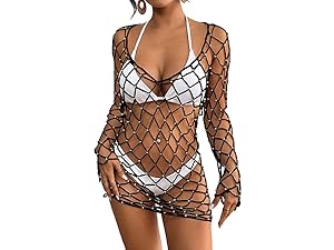 fishnet cover up