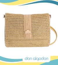  bandoleras mujer don algodon bolso cruzar crossbody bag messenger casual diario urbana amplia rafia