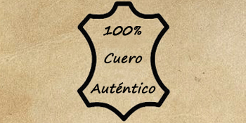 100% cuero autentico