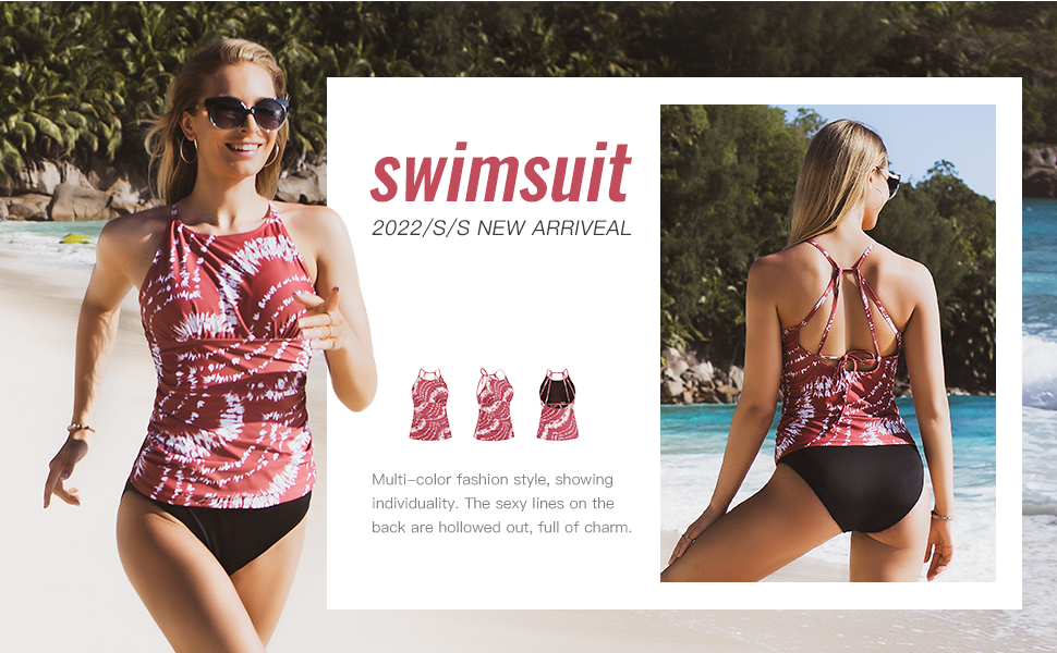 The womens tankini tops