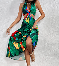 Tropical beach dress