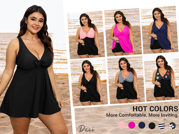 plus size tankini