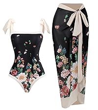 bathing suit with wrap skirt